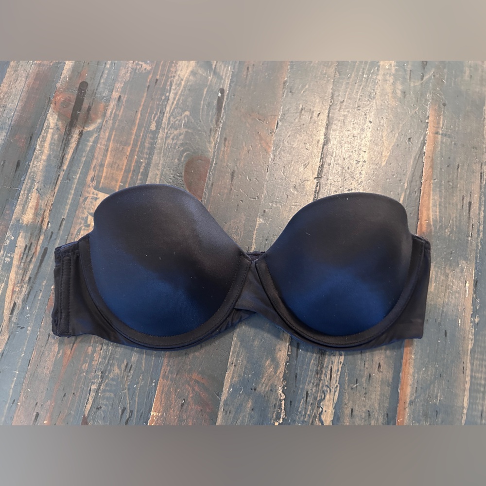 Black Strapless Bra Size 34B Maidenform